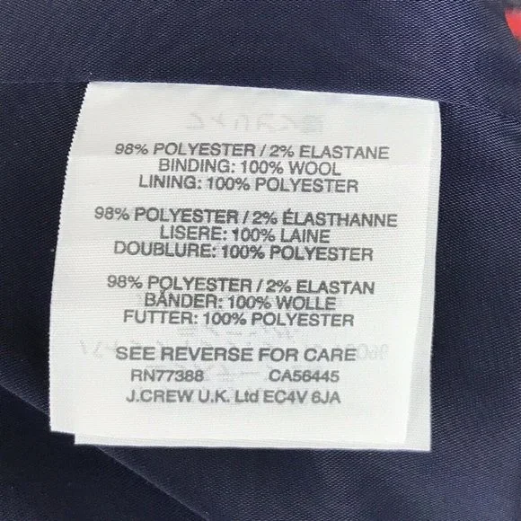 NWT J.Crew Sheath Dress Crimson Foulard Geo Print - Picture 8 of 9